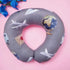 Personalized Airplane Printed Neck Pillow with Box Pouch Combo for Kids
